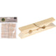 Basic wasknijpers bamboe set 24 stuks | 4 stuks