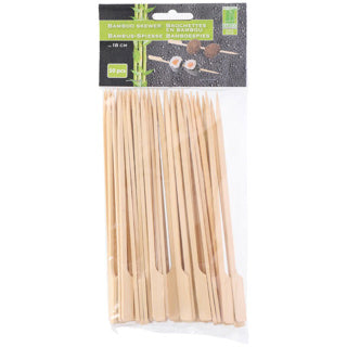 Eco-import bamboo cocktailprikkers 18 cm 50 stuks | 4 stuks