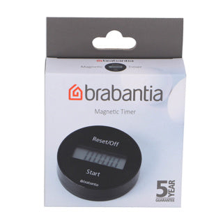 Brabantia tasty+ kookwekker - met magneet - dark grey