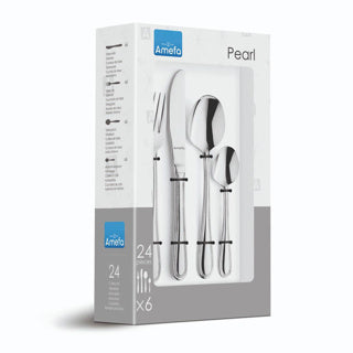 Amefa pearl - 6 persoons - 24-delige bestekset in cadeau verpakking