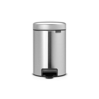 Brabantia newicon pedaalemmer 3l mat staal
