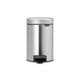 Brabantia newicon pedaalemmer 3l mat staal