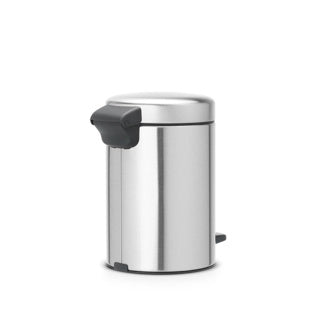 Brabantia newicon pedaalemmer 3l mat staal