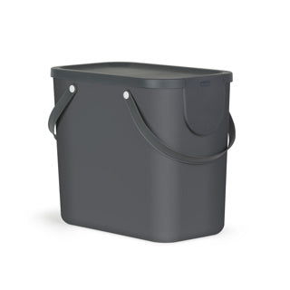 Rotho albula afvalscheiders - bpa vrij - 25l - zwart