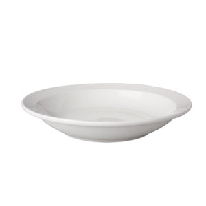 Diep bord 21.5 cm porselein wit