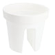 No brand ronde balkonbak 28 cm wit