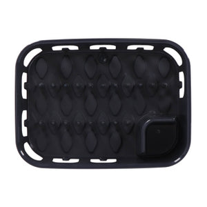 Curver essentials afdruiprek 39x29x10.9 cm antraciet
