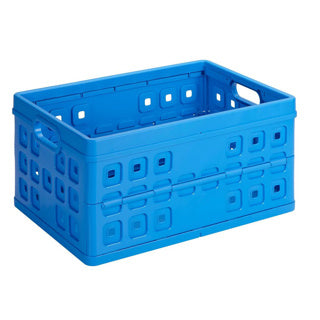 Sunware square boodschappenkrat 46 liter blauw 54x38x26,5cm