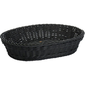 Westmark saleen broodmand ovaal zwart 32x23x7cm - kunststof design.