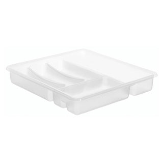 Rotho bestekbak 6 vakken transparant