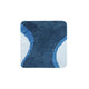 Dutch house metz bidetmat 60 x 60 cm blauw