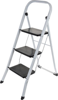 Load image into Gallery viewer, Excellent houseware keukentrap 3 treden met beugel
