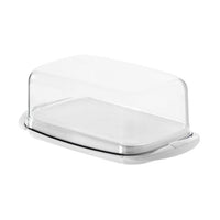 Rotho fresh botervloot wit transparant - 15 x 7 x 5