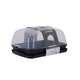 Properplast mini kweekbak - propagator - mini serre - voor kruiden en planten - met ventilatieopening - zwart