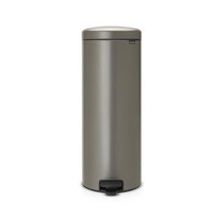 Brabantia pedaalemmer 30 liter met kunstof binnen emmer platinum