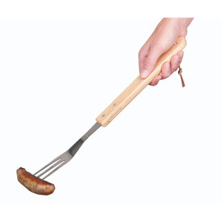 Load image into Gallery viewer, Bbq collection vleesvork luxe 41 cm eiken rvs | 2 stuks
