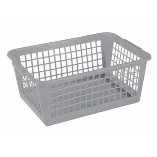 Sunware basic opbergmandje 37x26x15cm grijs 15 liter