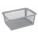 Sunware basic opbergmandje 37x26x15cm grijs 15 liter