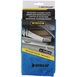 Dunlop microvezeldoek glas 35x35 cm | 3 stuks