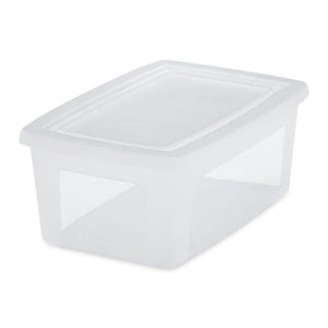 Iris opbergbak 11l 26.5x39.5x15.6 cm met deksel | 2 stuks