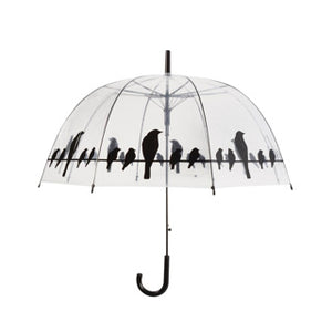 Esschert design paraplu vogels op draad transparant | 2 stuks