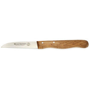 Solinger messermeister beukenhouten aardappelmesje 8 cm rvs