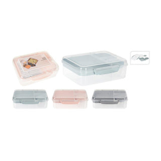 Load image into Gallery viewer, Excellent houseware lunchbox met dressingbeker 3 assorti | 3 stuks

