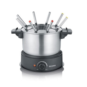 Severin fondue 1500w 8-persoons zwart fo 2470