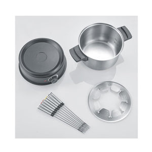 Severin fondue 1500w 8-persoons zwart fo 2470