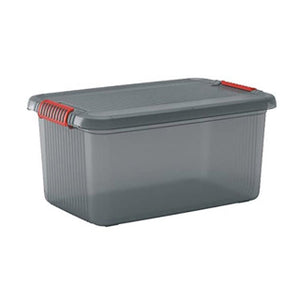 Kis k latch opbergbox l met deksel 43 l transparant