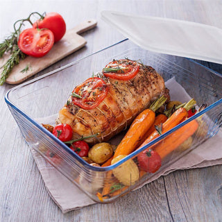 Load image into Gallery viewer, Pyrex cook freeze ovenschalen rechthoek set van 2 22 x 17 en 24 x19 cm
