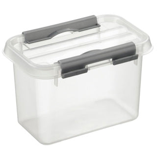 Load image into Gallery viewer, Sunware q-line opbergbox 0.8l transparant | 2 stuks
