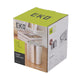 Eko tafelafvalbak fandy 1.5l - zilver | 2 stuks