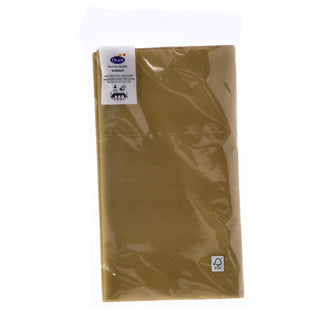 Duni tafellaken goud 138 x 220 cm | 5 stuks