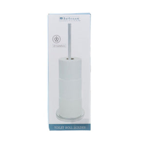 Bathroom solutions toiletrolhouder staand rvs 45 cm