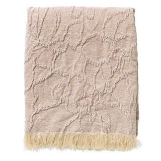 Afbeelding laden in galerijviewer, Dutch decor florine plaid 140 x 180 cm pumice stone | 2 stuks
