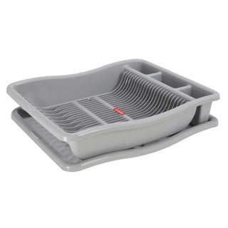 Curver afdruiprek op plateau 48x38x10.5 cm lichtgrijs