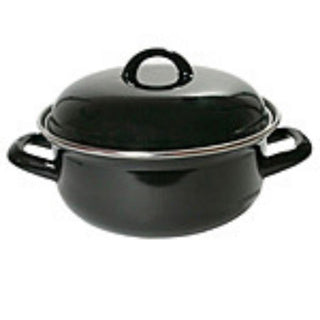 Imperial kitchen braadpan - emaille - 26cm -zwart