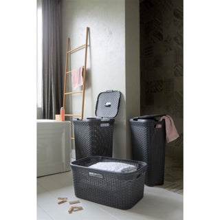Chargez l'image dans la visionneuse de la galerie, Curver style wasmand 45l antraciet
