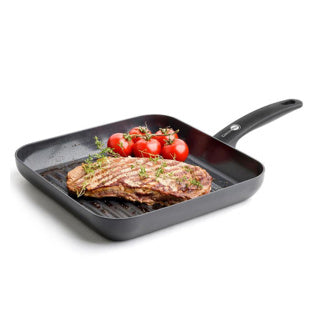 Load image into Gallery viewer, Greenpan cambridge black grillpan ø28 cm (voor alle warmtebronnen)
