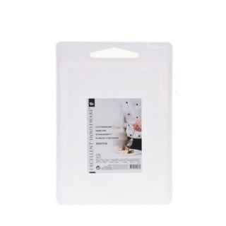 Excellent houseware snijplank 39 x 27 cm wit | 3 stuks