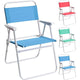 Strandvouwstoel met armleuning 50 x 54 x 79 cm 3 assorti