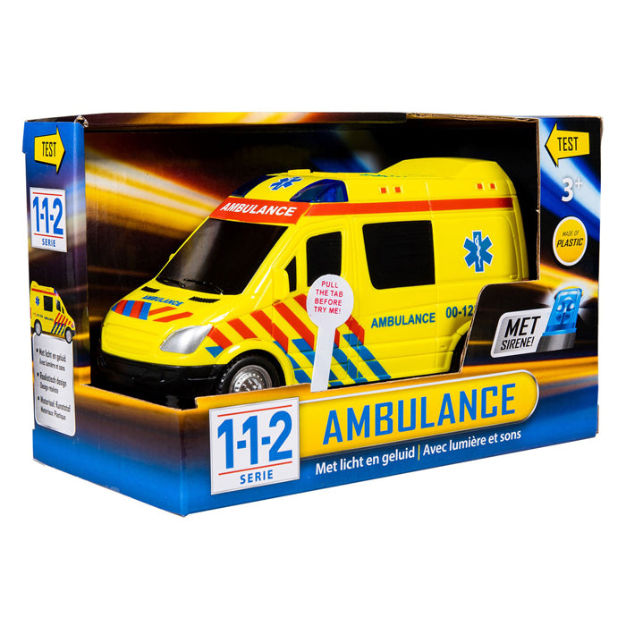 ギャラリービューアに画像をロードする, 112 rescue racers ambulance met licht en geluid
