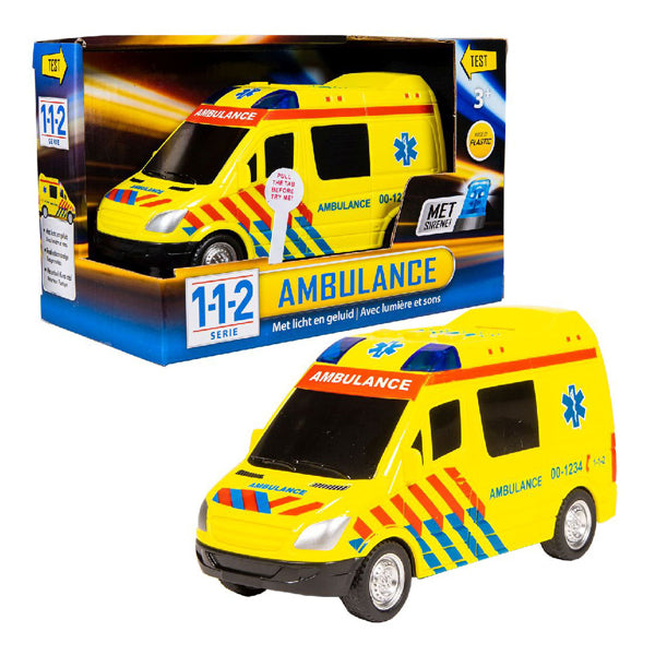 ギャラリービューアに画像をロードする, 112 rescue racers ambulance met licht en geluid
