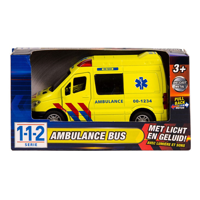Load image into Gallery viewer, 112 ambulance bus 1:34 met licht en geluid
