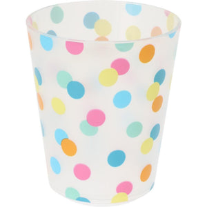 Excellent houseware bekerset confetti 4-delig kunststof 230ml