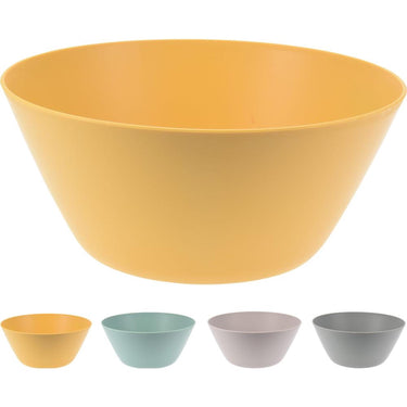 Excellent houseware schaal gerecycled kunststof 600ml 4 assorti