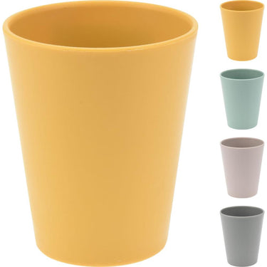 Excellent houseware beker 300ml van gerecycled kunststof 4 assorti