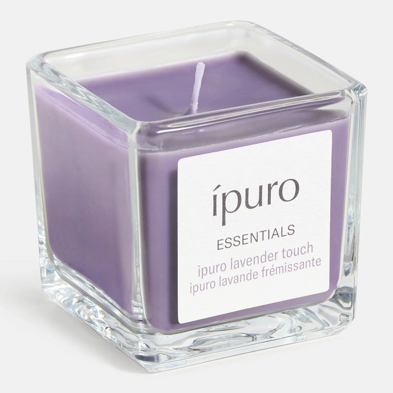 Afbeelding laden in galerijviewer, Ipuro geurkaars lavander touch 125gr.
