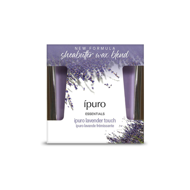 Afbeelding laden in galerijviewer, Ipuro geurkaars lavander touch 125gr.
